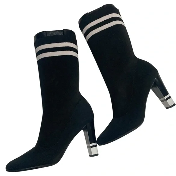 Circus by Sam Edelman Womens Size 8.5 Joy High Heeled Stretch Knit Boots - Picture 2 of 7